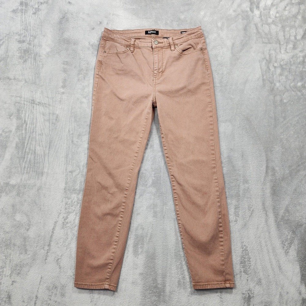 Buffalo David Bitton Jeans Womens 6/28 Beige High Rise Havana Ankle Skinny Leg